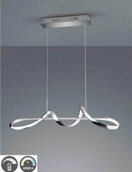 Reality Leuchten LED Pendelleuchte Perugia, Dimmfunktion, mehrere Helligkeitsstufen, LED fest integriert, Neutralweiß, Deko Hängelampe höhenverstellbar dimmbar neutralweiß 4000K, 4500 Lumen