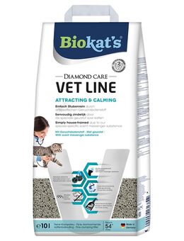 Biokat´s Diamond Care Vet Line Attracting & Calming Katzenstreu - 10 l