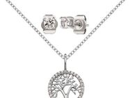 Engelsrufer Ohrring und Ketten Set Multipack Schmuck Geschenk, LEBENSBAUM, ERMT-LILTREE-ZI (Set, 4-tlg), mit Zirkonia (synth)