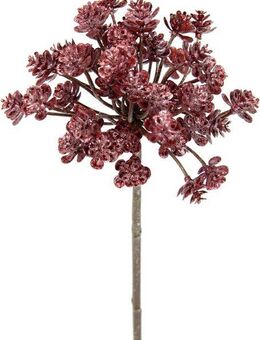 Kunstblume Dill, I.GE.A., Höhe 55 cm, Metallic-Distelzweig, Kunstzweige, 3er Set