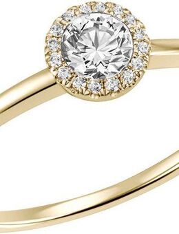 Firetti Fingerring Schmuck Geschenk Gold 585 Damenring Verlobungsring Ring, mit Zirkonia (synth)