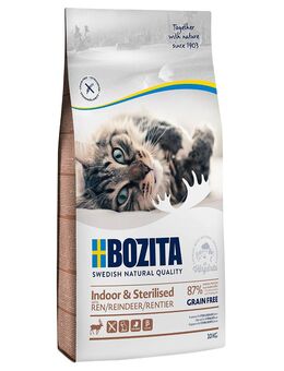 Bozita Grainfree Indoor & Sterilised Rentier - 10 kg