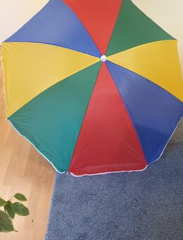 Transportabler Sonnenschirm / Strandschirm für Radausflüge, Picknick, Badesee, Schwimmbad, Garten - Wiesbaden Auringen