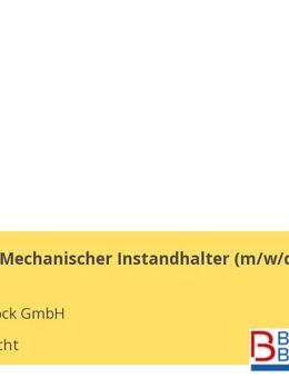 Schlosser / Mechanischer Instandhalter (m/w/d) - Marschacht