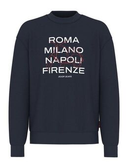 Joop Jeans Sweatshirt Demos Etikett seitlich am Rumpf, Logodruck