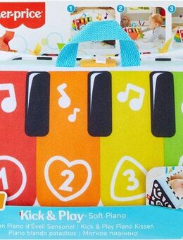Fisher-Price® Lernspielzeug Kick & Play Soft Piano, mit Licht und Sound