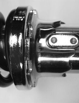 Twin-Shock Stossdämpfer / Federbeine chrom-schwarz 80-125ccm - Eschershausen