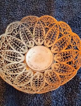 Alte Antike Metall Schale, Fuss für Kristallschale - Oranienburg