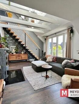 Jugendstil trifft Lifestyle - außergewöhnliche Dachgeschosswohnung in Toplage von Rastede (Obj.-Nr.: 6550) - Rastede