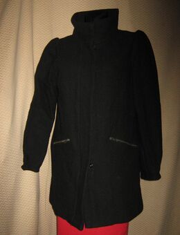 NEUw * Edel * klassisch * Winter * Schurwolle * Kurz Mantel oder Long Jacke "H&M" Gr. 38- 40/ S- M * schwarz * Gothic * - Riedlingen