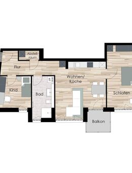 3-Zimmerwohnung in zentraler Lage - Ohrdruf