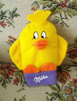 Milka-Fingerpuppe,Hühnchen,Kraft Foods,ca. 10 cm - Linnich