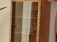 Schrank Massivholz Kernbuche Hartmann Glas Vitrine - Aachen