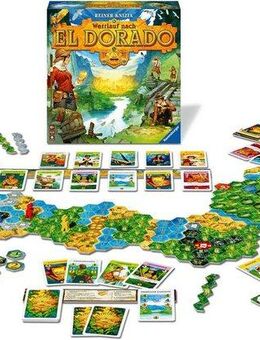 Ravensburger Spiel Wettlauf nach El Dorado, Familienspiel, Made in Europe