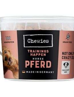 Chewies Monoprotein Trainingshappen - Sparpaket: Pferd 4 x 300 g