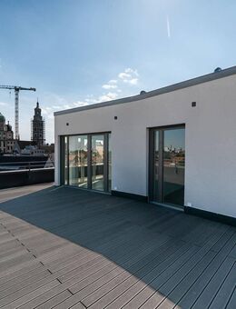 Exklusive Neubau 2-Zi.-Penthousewohnung mit Dachterrasse & gehobener Ausstattung in absoluter Toplage - Augsburg