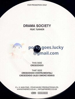 Drama Society - Crescendo 2005 12" Promo Vinyl Electro Minimal Tech House - München