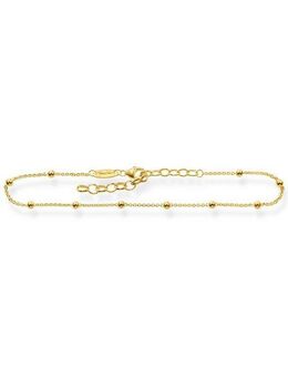 THOMAS SABO Fußkette Dots, Dots gold, AK0002-001-12-L27V, AK0002-413-39-L27V