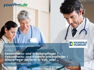 Gesundheits- und Krankenpfleger / Gesundheits- und Kinderkrankenpfleger / Altenpfleger (m/w/d) in Voll- oder Teilzeit - Heiligenstadt (Heilbad) Zentrum
