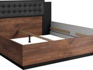 INOSIGN Bettgestell Sigma, Doppelbett in zwei Breiten mit gepolstertem Kopfteil