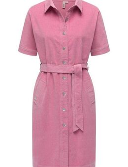 Ragwear Cordkleid Rozyna Cordy YOUMODO Kurzärmliges Kordkleid mit Hemdkragen