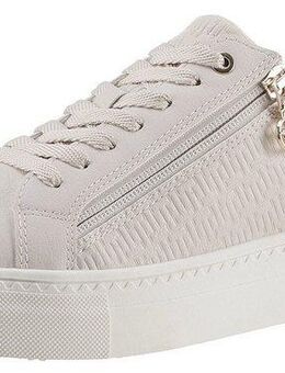 Tamaris Plateausneaker, Freizeitschuh, Halbschuh, Schnürer mit Besätzen und Glitzerdetails