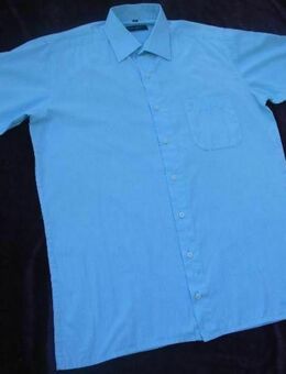 NEU * Elegant * Business * Freizeit * Kurzarm * Halbarm * Hemd "JUPITER" Gr. 39- 40/ M * aqua- türkis * - Riedlingen