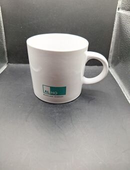 Tasse ALHO AL HO Werbung 9cm hoch 9cm Öffnung Modulare Gebäude Porzellan - Essen
