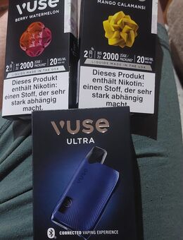 VUSE ULTRA NEU + 4 VERSCHIEDENE POTS DAZU 1 PACKUNG BIS ZU 2000 ZÜGE - Hagen (Stadt der FernUniversität) Vorhalle