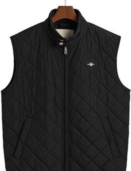 Gant Steppweste QUILTED WINDCHEATER VEST mit Wattierung aus recyceltem Polyester