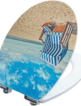 CORNAT WC-Sitz Ansprechendes Design - Hochwertiger Holzkern, Absenkautomatik & Schnellbefestigung - Komfortabel/ Toilettensitz