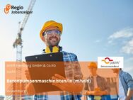 Betonpumpenmaschinisten/in (m/w/d) - Hamburg
