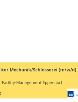 Stv. Teamleiter Mechanik/Schlosserei (m/w/d) - Hamburg
