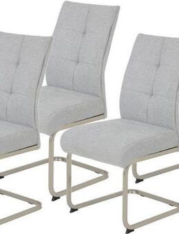 HELA Freischwinger Ines (Set, 4 St), bequeme Sitzbreite und Federkern Polsterung