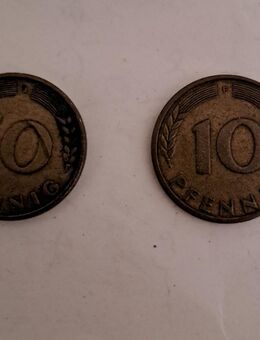 10 Pfennig Münzen 1950 - Sprendlingen