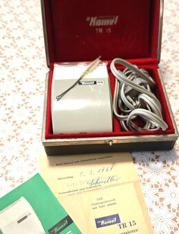 DDR Vintage Rasierer Komet TR 15 - Gera