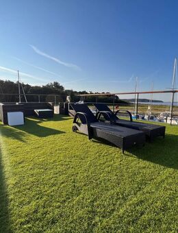 LUXUS Hausboot - 3 Etagen - 100m² Wohnen + 120 m² SONNENTERRASSE - Kamin, Kino, komplett individuell - Binz (Ostseebad)