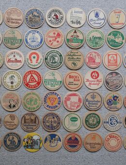 Bierdeckelsammlung 1366 Stück 50er Jahre bis 2000er Jahre - Niddatal