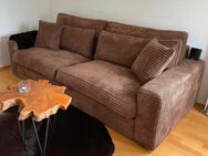 Cord Couch braun (Lexia 3 Sitzer Sofa) - Gutach (Breisgau)