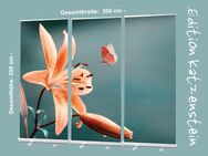 Bestatterbedarf: Roll-Up Display-Set "Lilie und Schmetterling" - 300 x 200 cm - hochwertige Dekoration für Bestattung, Trauerhalle, Bestatter - Wilhelmshaven Zentrum