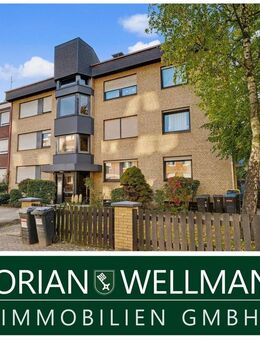 Rheine - Schotthock | Lichtdurchflutete Erdgeschoss-Wohnung mit großer Loggia, Garage und Blick ins Grüne! - Rheine