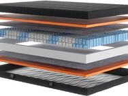 Taschenfederkernmatratze Black Diamond Comfort, Matratze 90x200, 140x200 cm & weitere Größen, my home, 20 cm hoch, 7-Zonen, H2 / H3 / H4, ergonomisch, atmungsaktiv