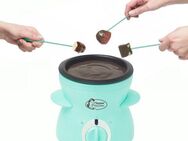 bestron Elektro-Fondue DCM043M Mini-Schokofondue-Set, 0,3 l, inkl. 10xSpieße, 10xGabeln und 1xSpatel, 25Watt, Mint