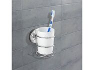 WENKO Zahnputzbecher Vacuum-Loc® Milazzo, befestigen ohne bohren