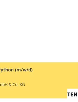 Teamlead Python (m/w/d) - Leipzig