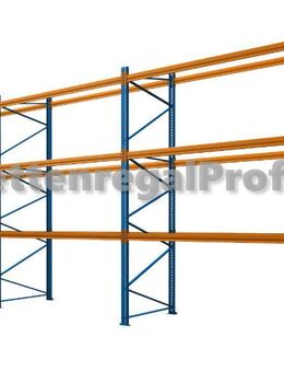 19,7 m Palettenregal Schwerlastregal NEU H:3,50 m für 84 Paletten - Wilhelmshaven