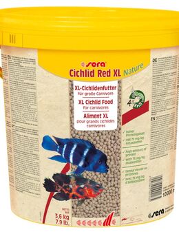 sera Cichlid Red XL Nature Granulatfutter - 10 Liter