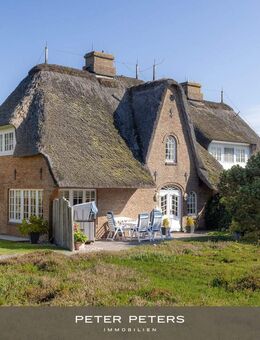 Schmucke Reethaushälfte mit herrlichem Blick auf das Wattenmeer - Kampen (Sylt)