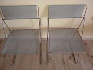 2 Metall Stühle,silber Metall guter Zustand gebraucht - Berlin Spandau