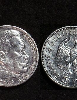 Münze 5 Reichsmark 1935 A Hindenburg - Wesel